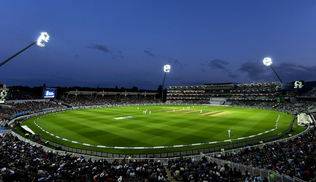 Crowd at a cricket stadium
